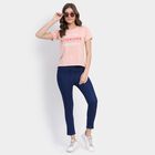 Ladies' Cotton T-Shirt, Peach, small image number null